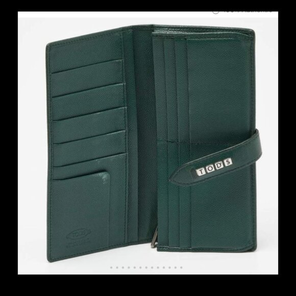 TOD'S Purple Continental Flap Wallet - Picture 9 of 14